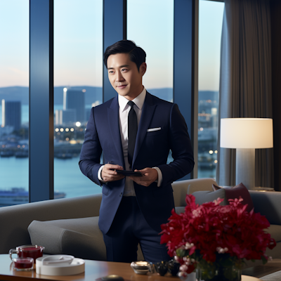 Portrait of Ahmad Rahman, Chief Financial Planner